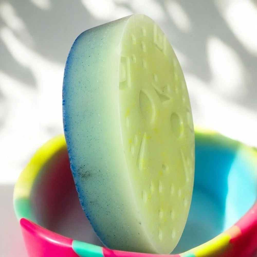 Pineapple coconut SOAP handmade 4x3in 7oz shea butter & vitamins